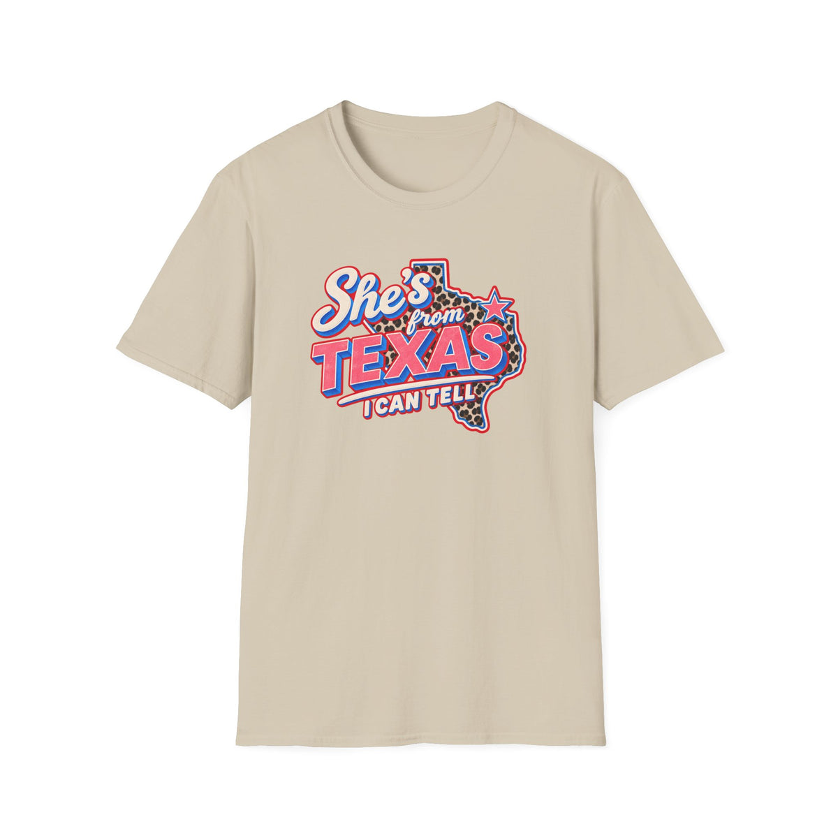 She’s From Texas I Can Tell Shirt | Retro Western Texas Graphic Tee | Southern Cowgirl T-Shirt