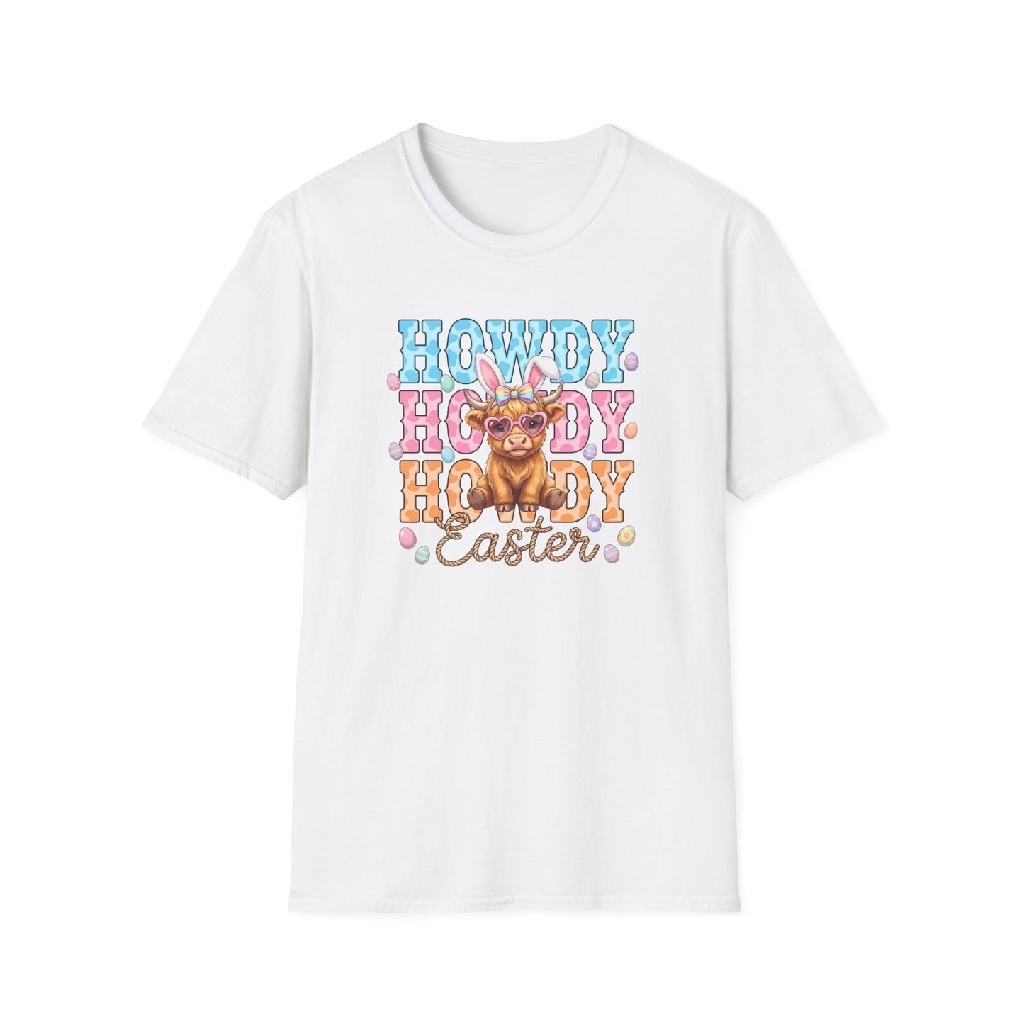 Howdy Easter Tee — Cute Bunny Cowpoke Graphic T-Shirt