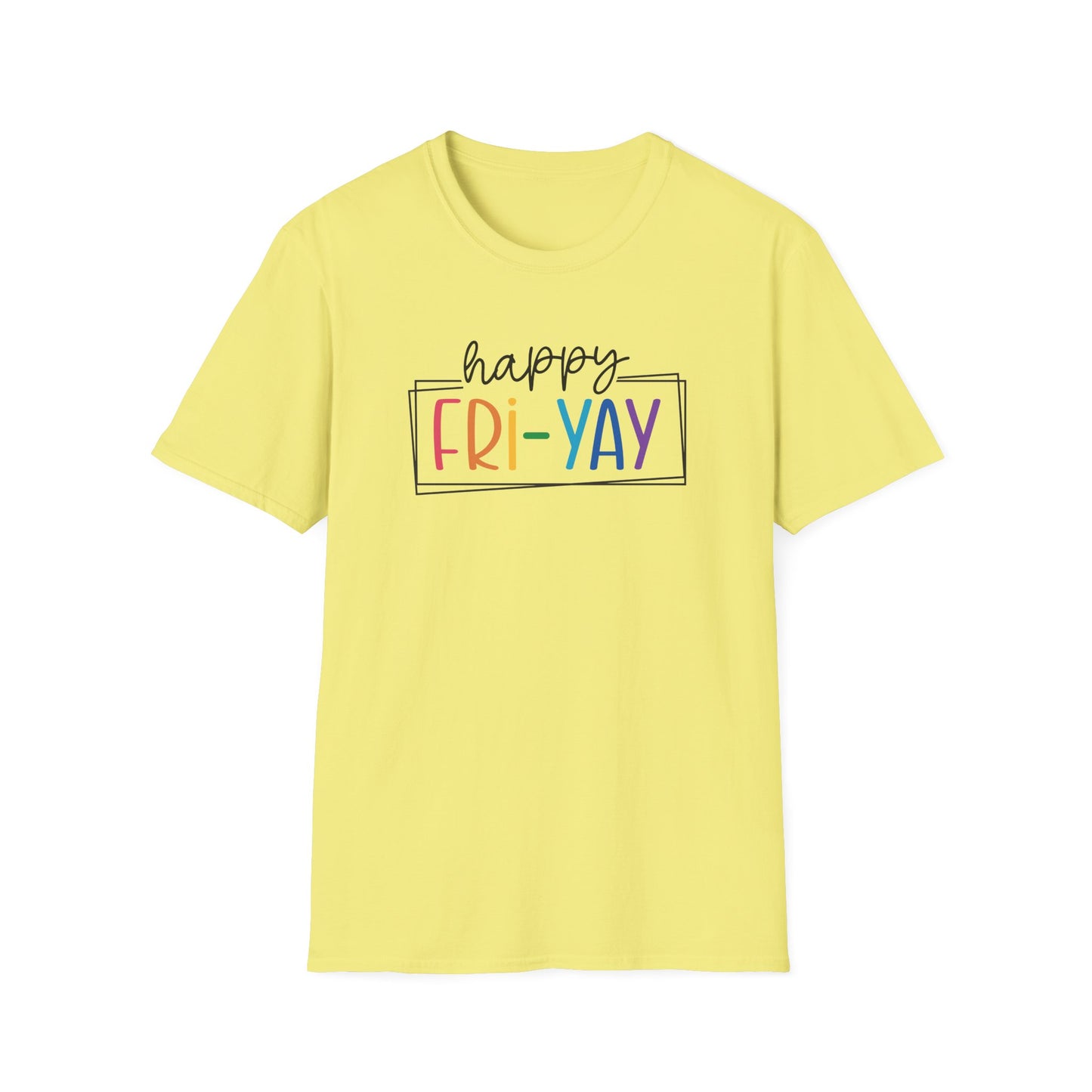 Happy Fri-YAY Teacher Shirt – Casual Classroom Tee