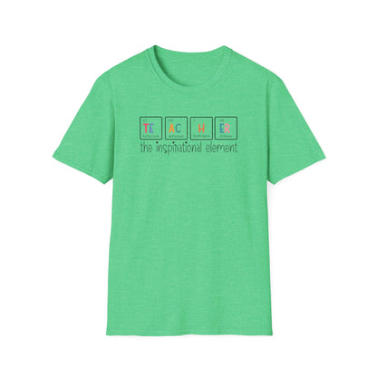Teacher Periodic Table Shirt | Teacher The Inspirational Element Graphic Tee | Science Teacher Gift