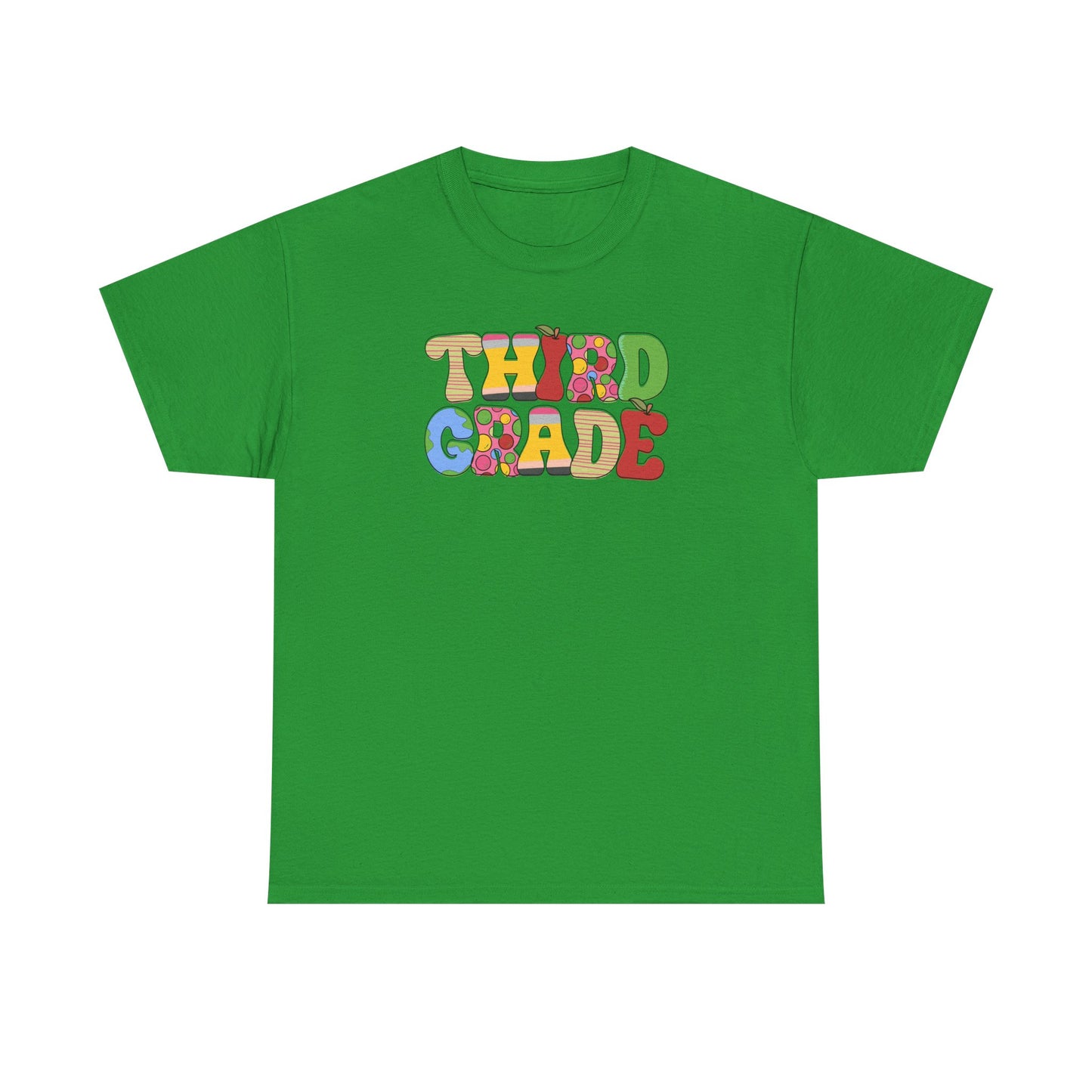 Hello Third Grade T-Shirt - Cute Back-to-School Tee - Teacher Team Tee
