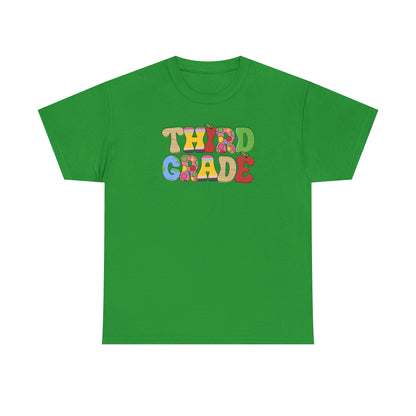 Hello Third Grade T-Shirt - Cute Back-to-School Tee - Teacher Team Tee
