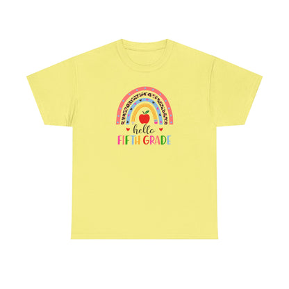 Fifth Grade Rainbow Team T-Shirt - Perfect for Teacher Teams