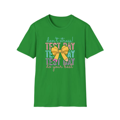 Motivational Testing Shirt – Cute Teacher Tee for State Exams | Encouragement Test Day Outfit - Test Day