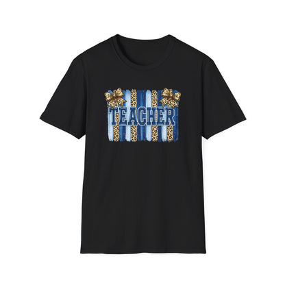 School Spirit Collection - Leopard Stripe T-Shirt