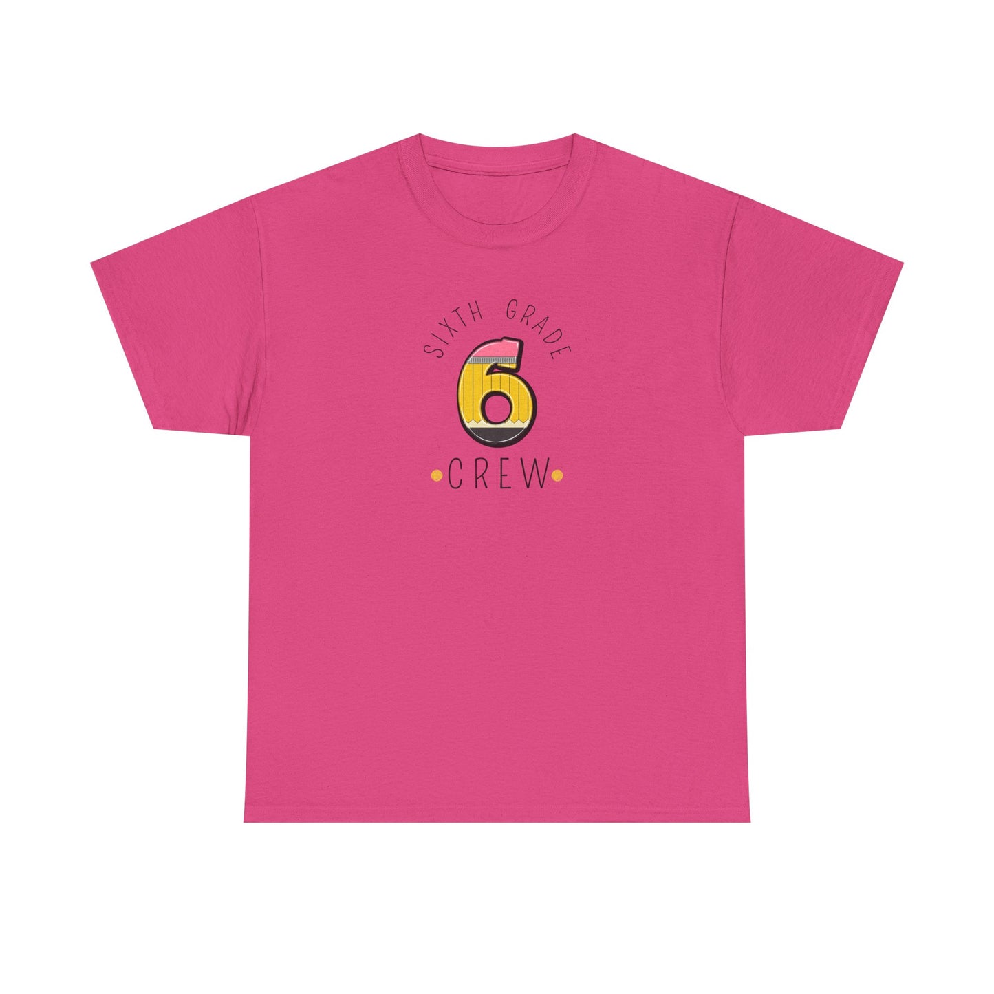 Sixth Grade Teacher T-Shirt - Cute Back-to-School Tee -  Teacher Team Tee