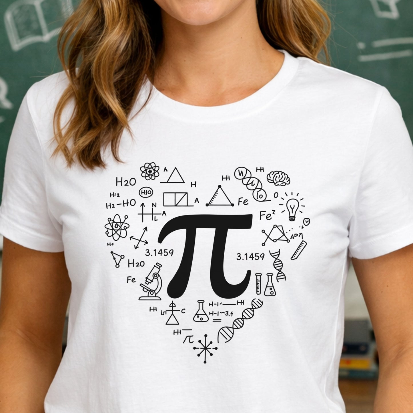 Pi Symbol Shirt for Women – STEM Teacher Tee