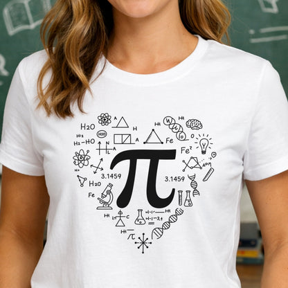 Pi Symbol Shirt for Women – STEM Teacher Tee