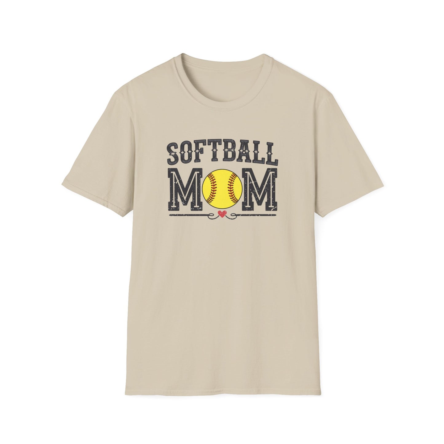 Softball Mom Shirt – Vintage Style Game Day Tee, Softball Mom Graphic T-Shirt, Sports Mom Gift, Women’s Softball Season Apparel