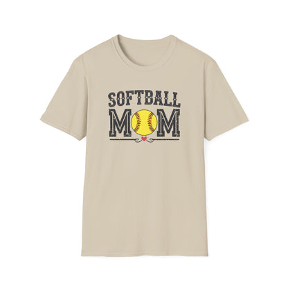 Softball Mom Shirt – Vintage Style Game Day Tee, Softball Mom Graphic T-Shirt, Sports Mom Gift, Women’s Softball Season Apparel