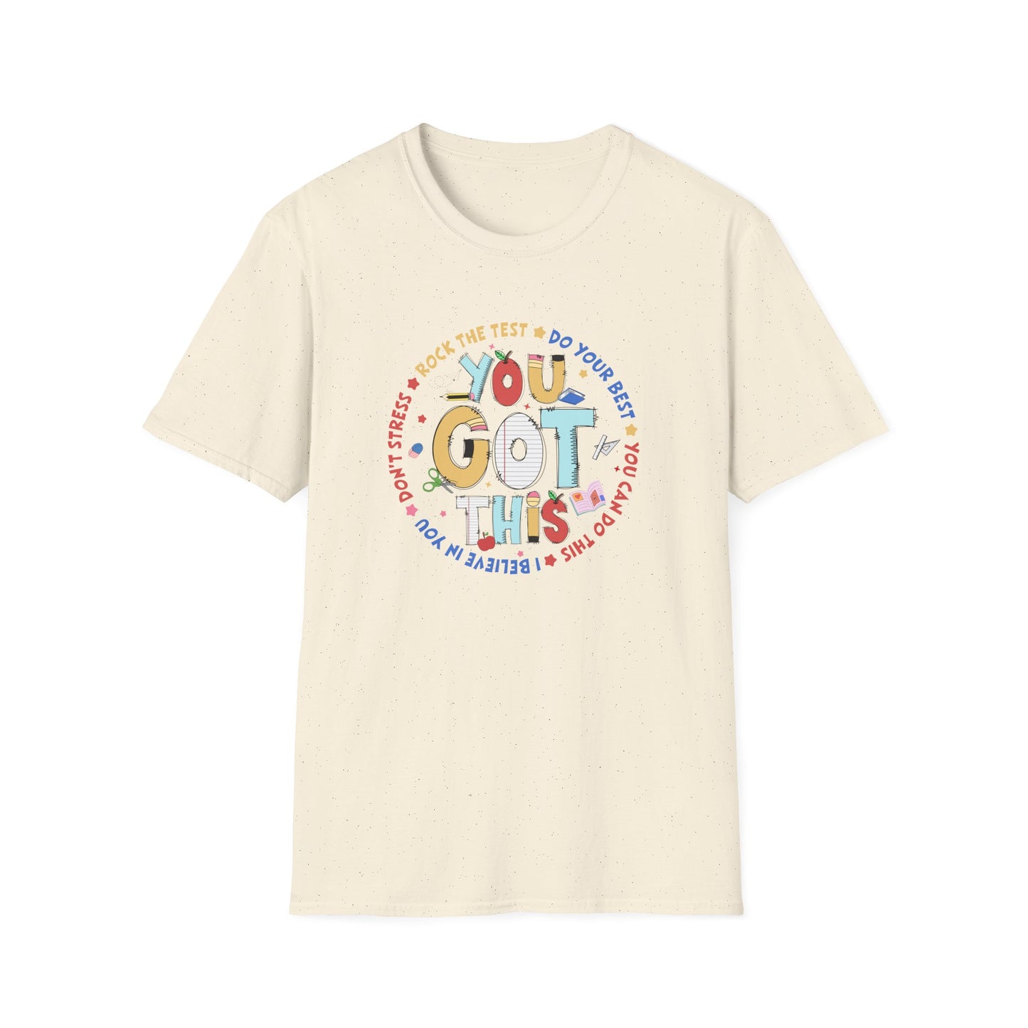 State Testing Motivation Shirt – “You Got This” Teacher & Student Test Day T-Shirt | Testing Week Encouragement Tee