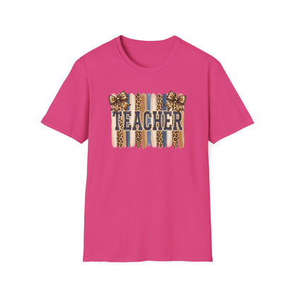 School Spirit Collection - Leopard Stripe T-Shirt