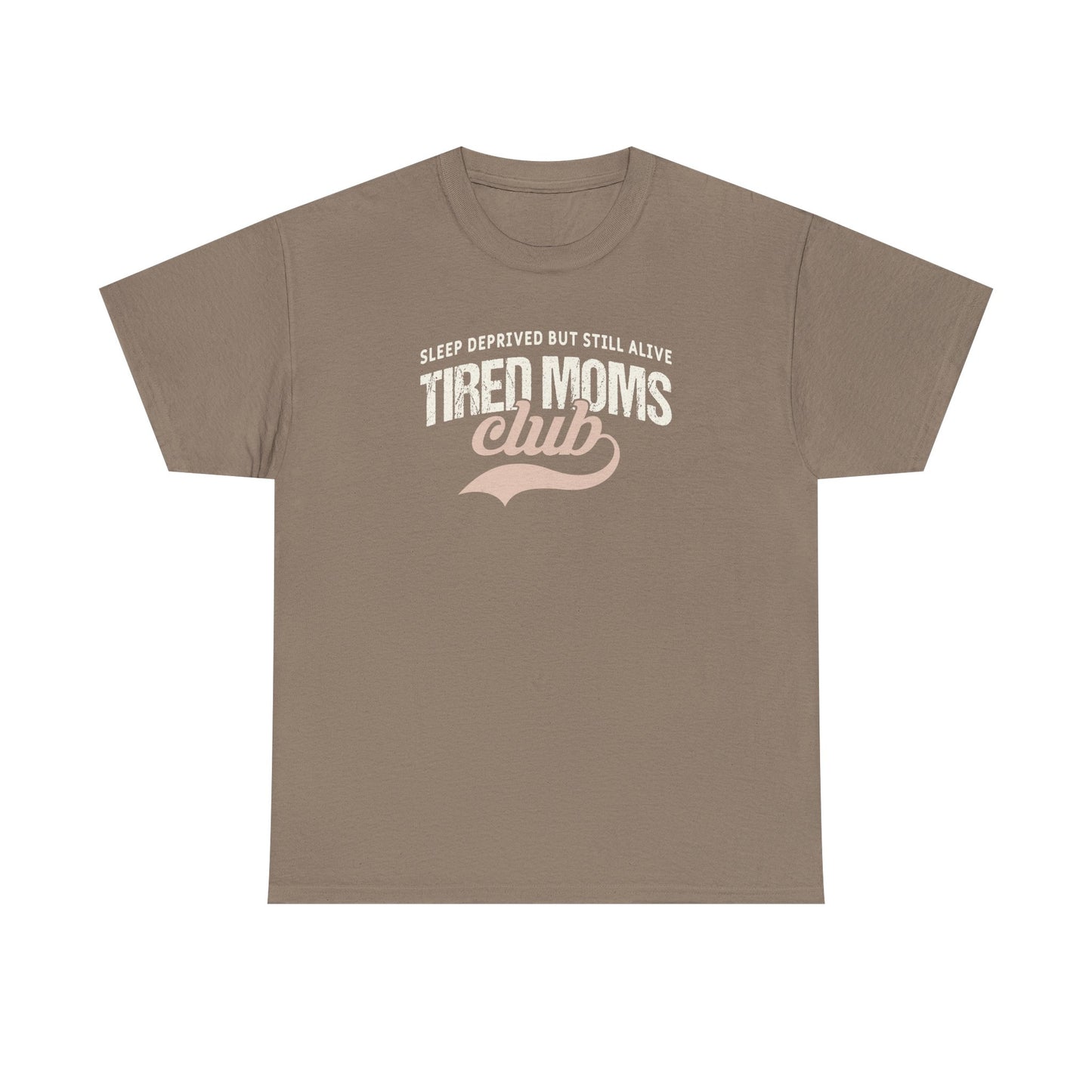 Tired Moms Club Shirt – Funny Mom Life T-Shirt – Sleep Deprived Mom Tee – Coffee Lover Gift for Moms