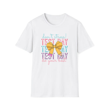 Motivational Testing Shirt – Cute Teacher Tee for State Exams | Encouragement Test Day Outfit - Test Day