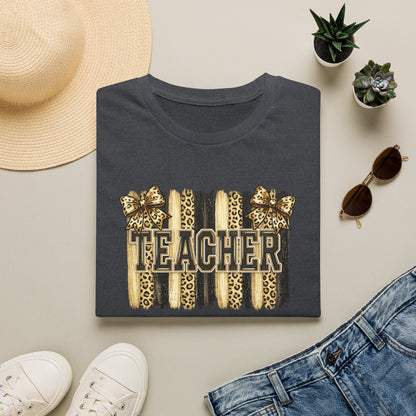 School Spirit Collection - Leopard Stripe T-Shirt