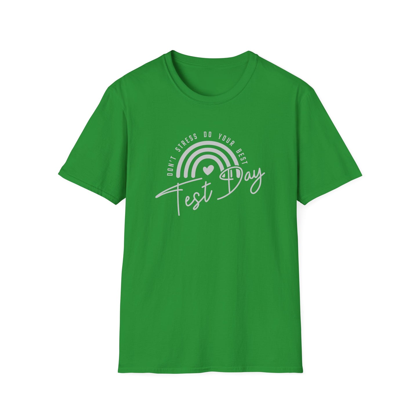 Test Day T-Shirt — 'Test Day' Rainbow Graphic Tee for Students & Teachers