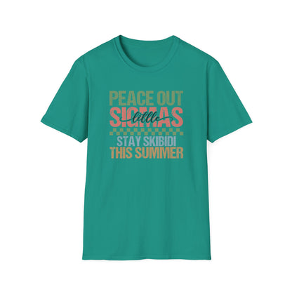 Peace Out Teacher Shirt – Funny Last Day of School Tee