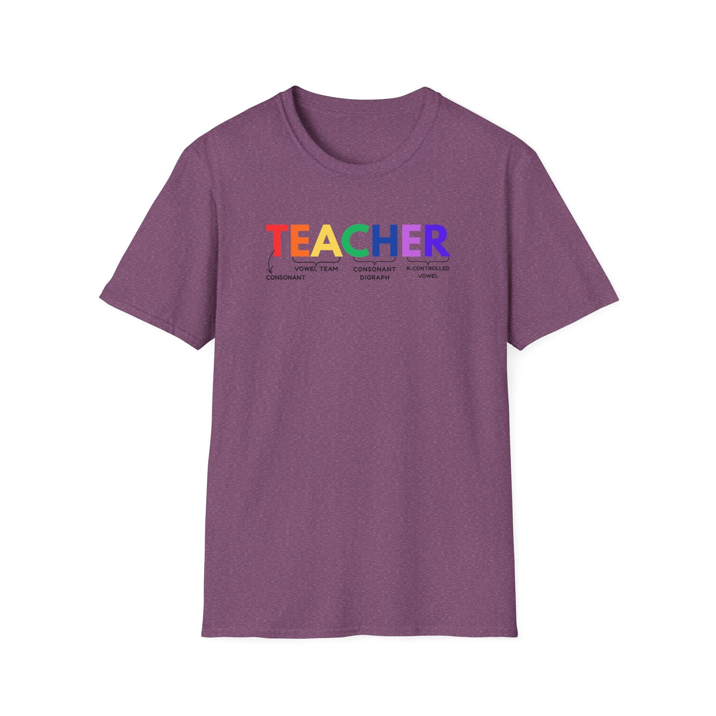"TEACHER" Phonics Word Segmentation Shirt – Spelling Rules Edition