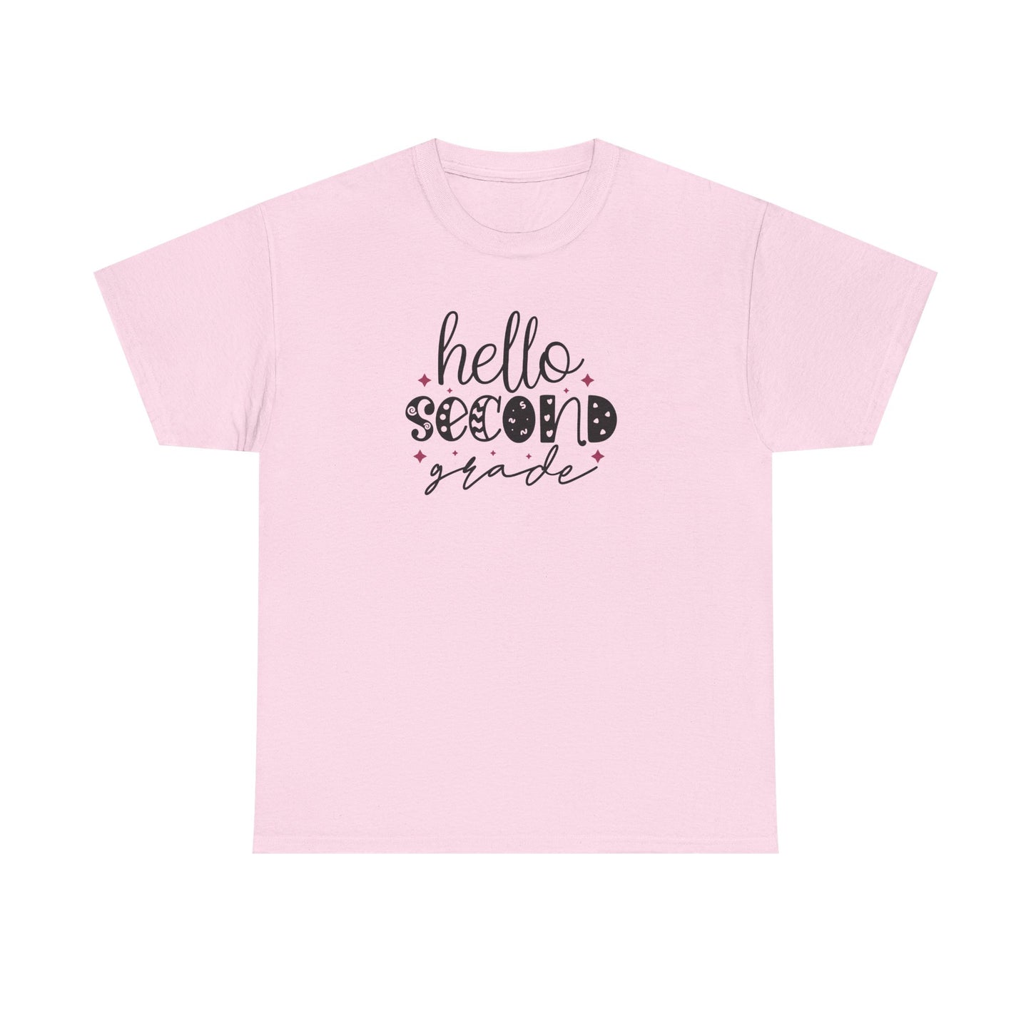 Hello Second Grade - Perfect Grade Level Teacher Team Shirt - Favorite
