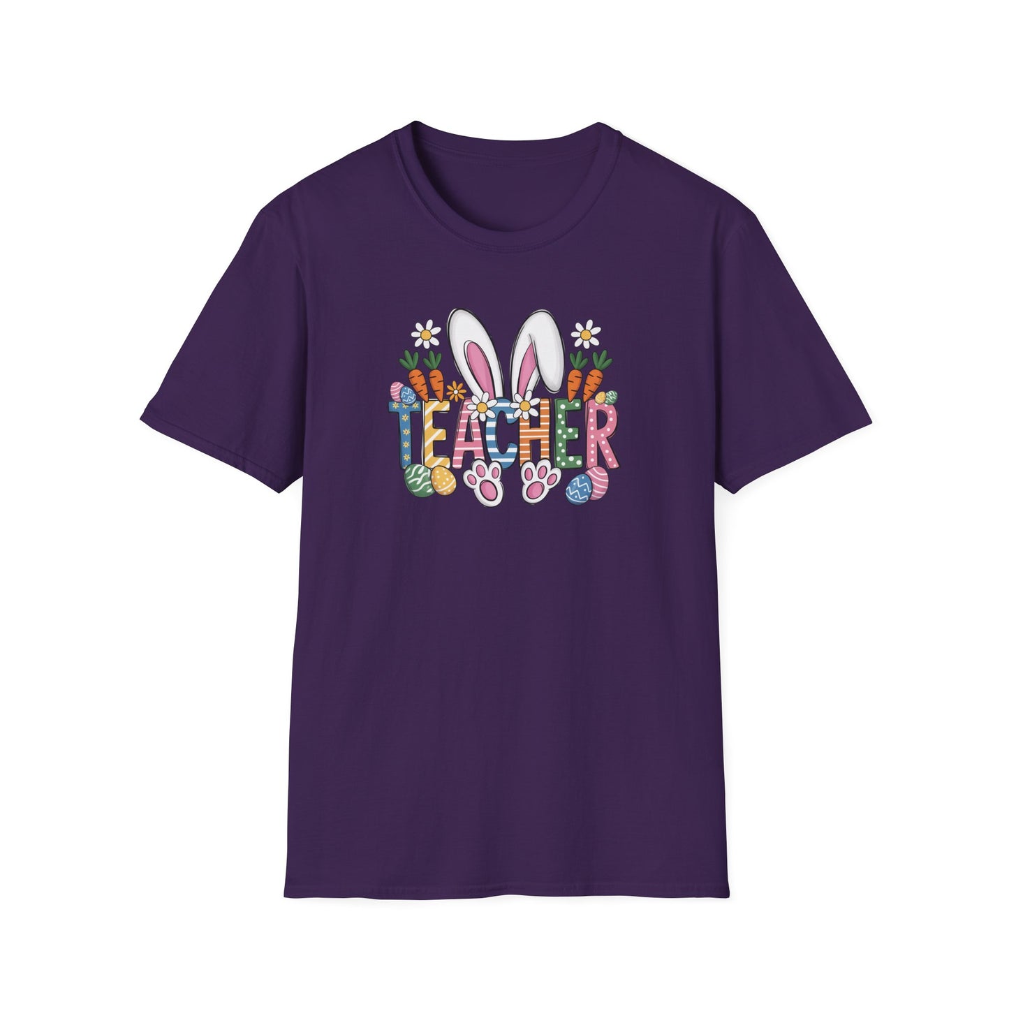 Teacher Easter Shirt, Bunny Ear Teacher T-Shirt, Cute Easter Teacher Gift, Spring School Shirt, Easter Classroom Outfit