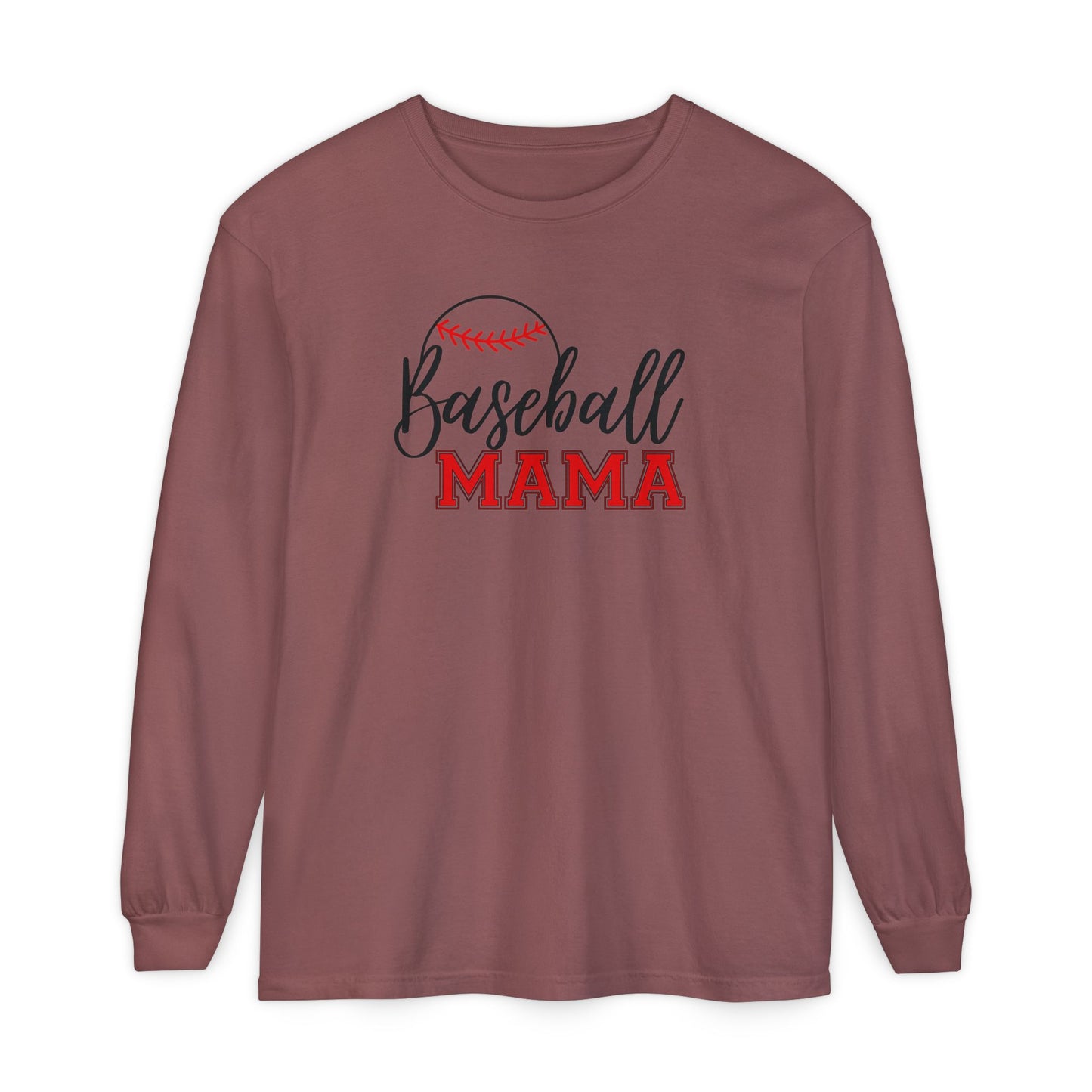 Personalized Baseball Mama Shirt – Custom Player Name & Number Back – Varsity Sports Mom Tee – Game Day Shirt