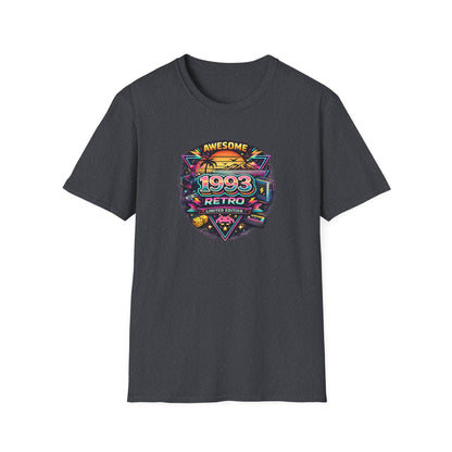 Vintage 1993 Retro Shirt – 90s Nostalgia Graphic Tee | Retro Gamer Aesthetic T-Shirt