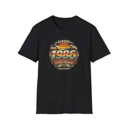 Vintage 1986 Classic Birthday Shirt – Retro Birth Year T-Shirt