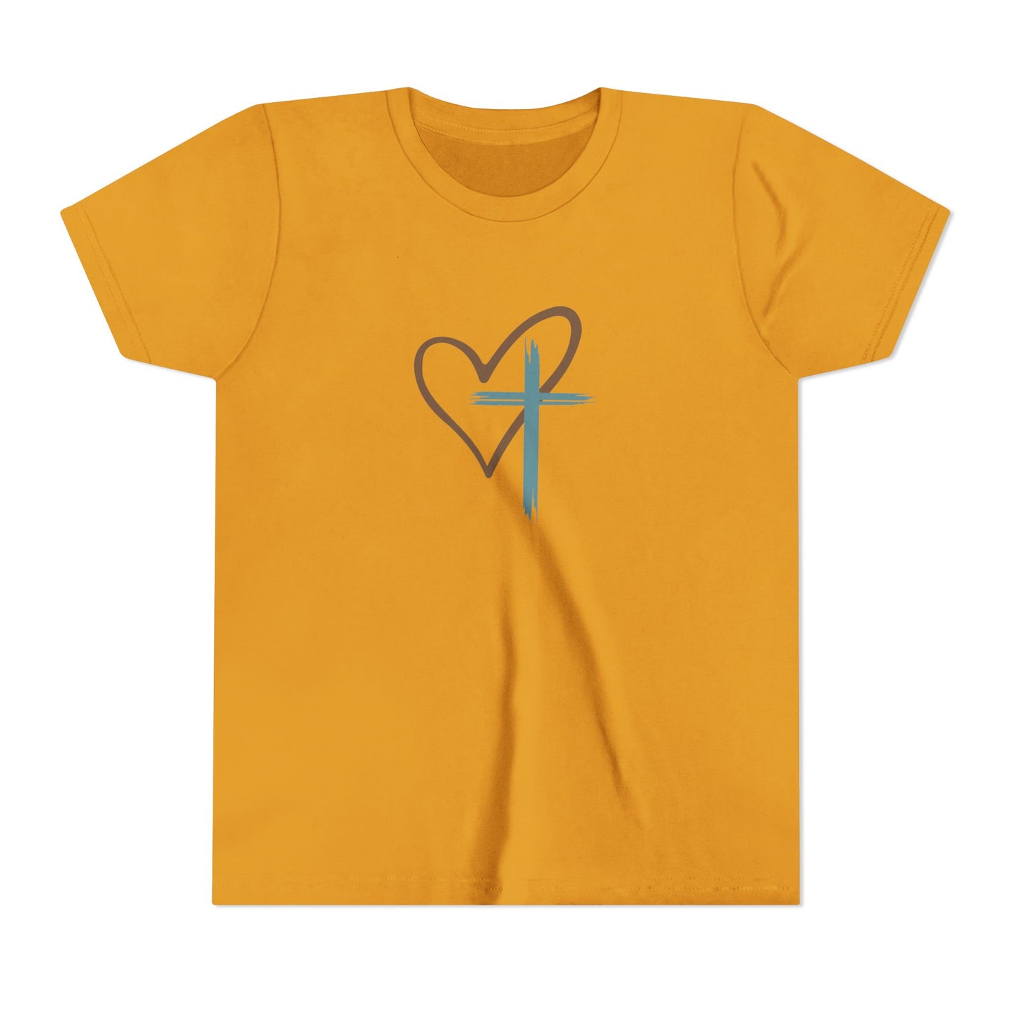 Jesus Has My Back Kids Christian Shirt – Faith Cross Heart T-Shirt – Inspirational Religious Tee for Boys & Girls
