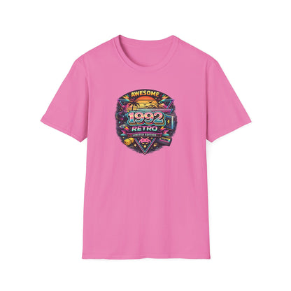 Vintage 1992 Retro Shirt – 90s Nostalgia Graphic Tee | Retro Gamer Aesthetic T-Shirt