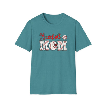 Baseball Mom Heart Shirt – Cute Game Day Sports Mom Tee | Trendy Baseball Mama Graphic T-Shirt