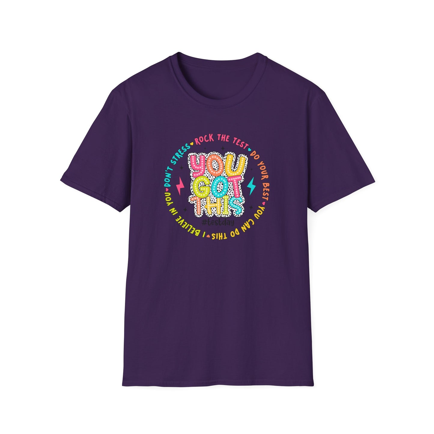 You Got This T-Shirt — Teacher State Testing - Positive Motivational Graphic Tee