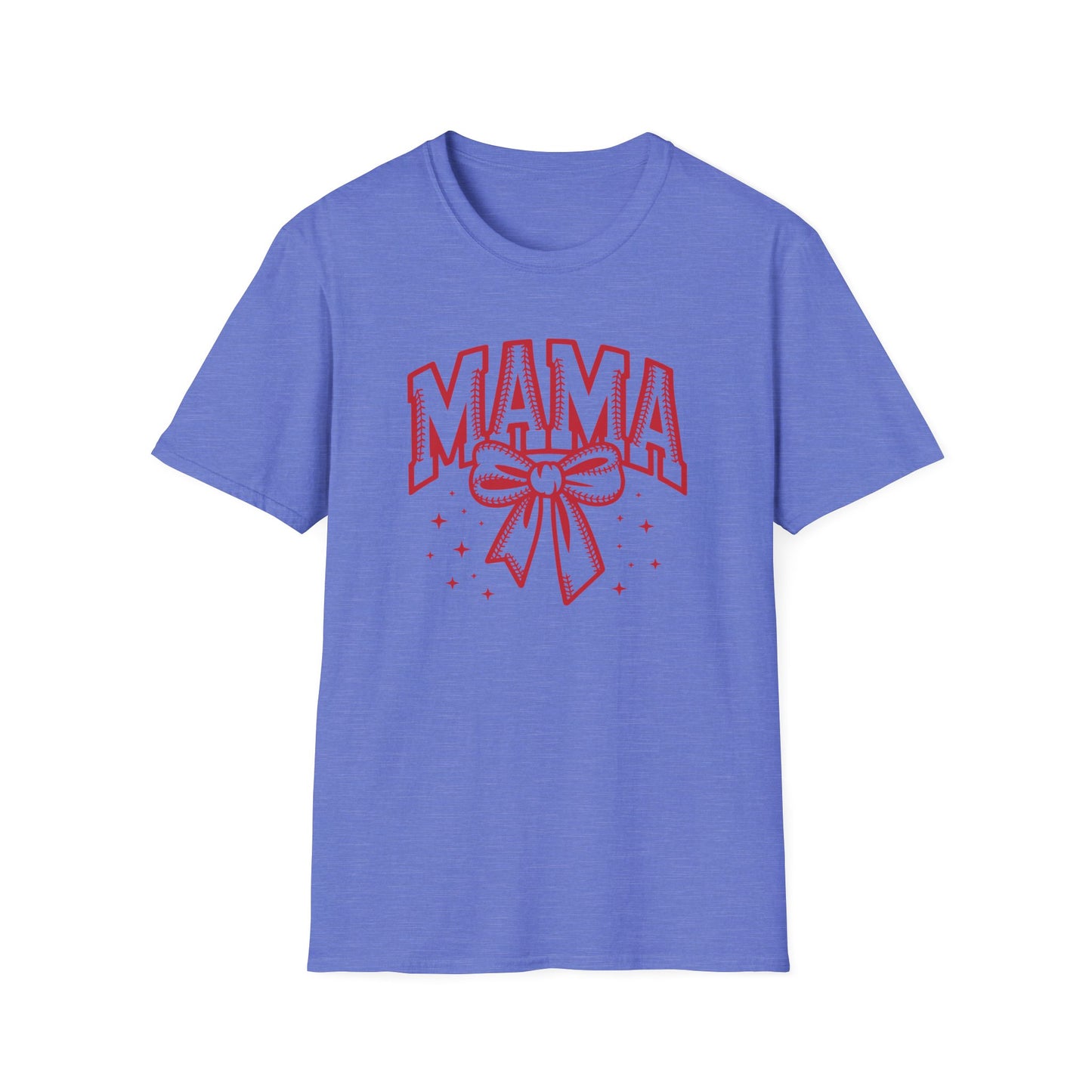 Baseball Mama Bow Shirt – Cute Game Day Sports Mom Tee | Trendy Coquette Style Baseball Mom Graphic T-Shirt