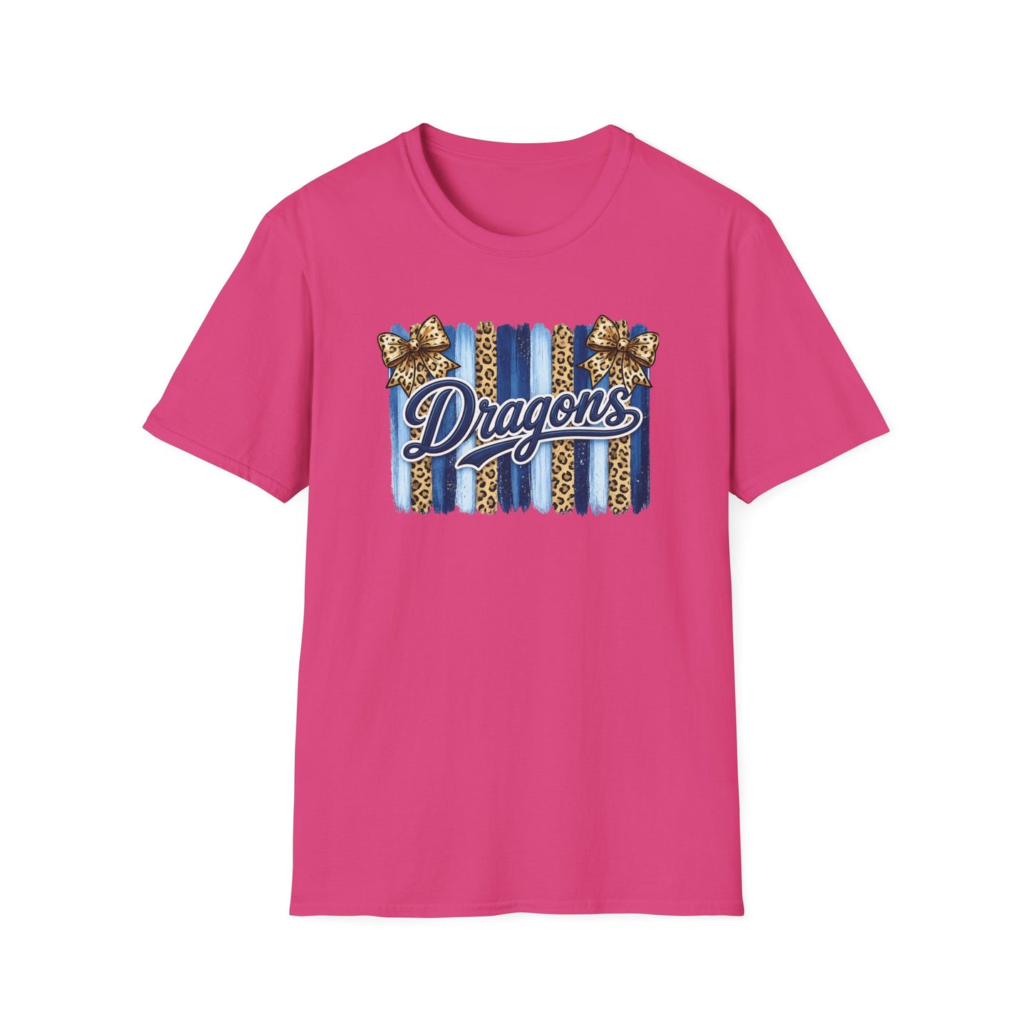 School Spirit Collection - Leopard Stripe T-Shirt