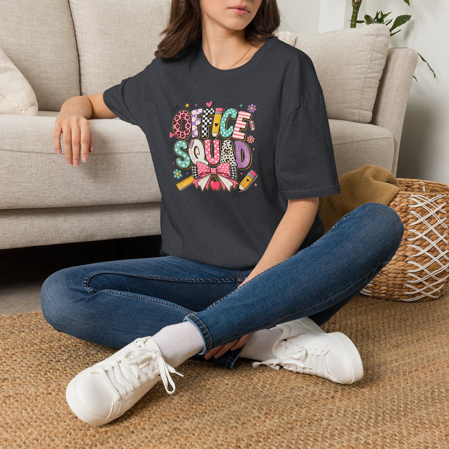 Office Squad T-Shirt — Cute Colorful Back-to-Work Graphic Tee