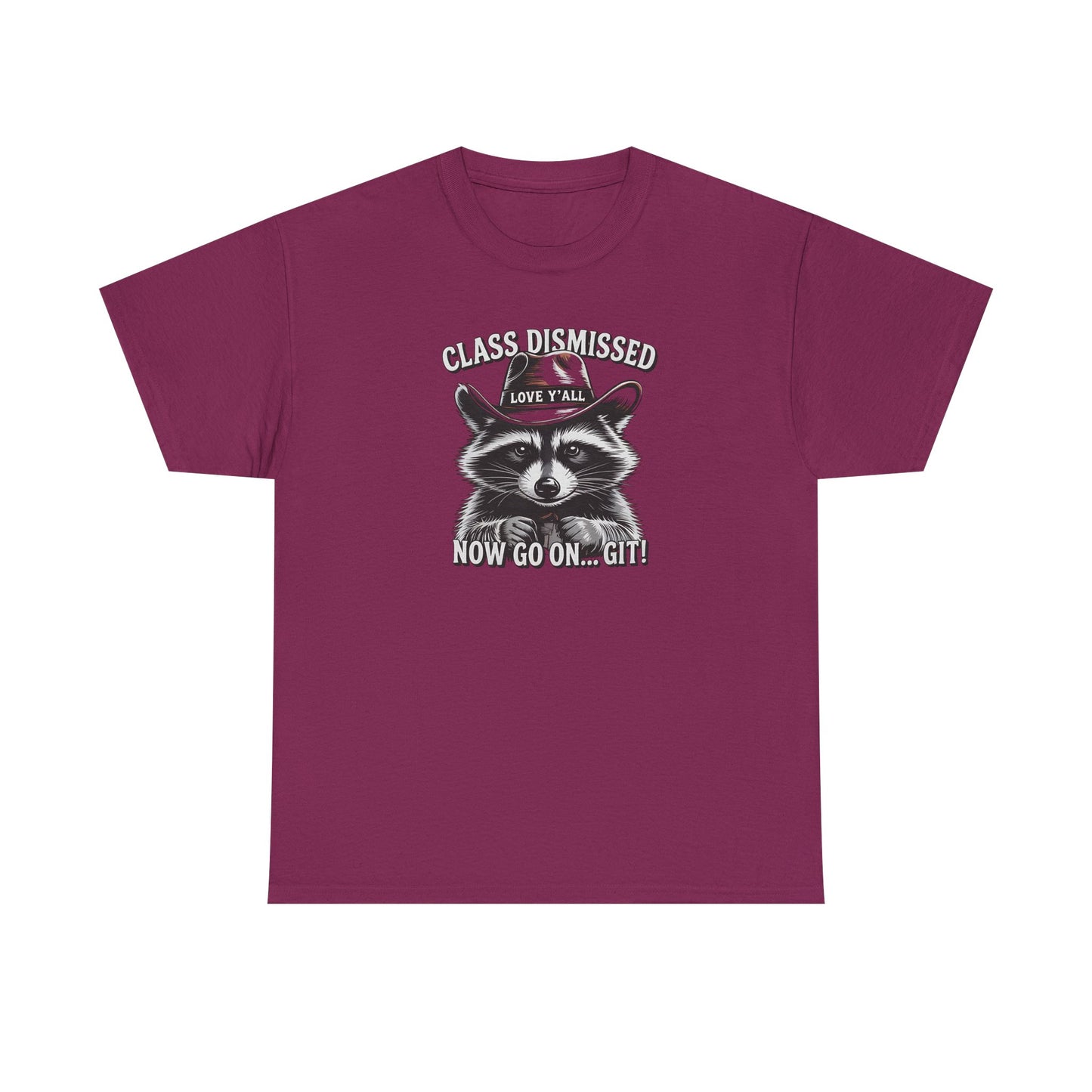 Raccoon Graphic Tee - Class Dismissed Raccoon Teacher Shirt