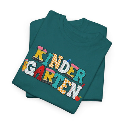Kindergarten Teacher Team Shirt | Colorful School Staff Tee | Back To School Teacher Gift