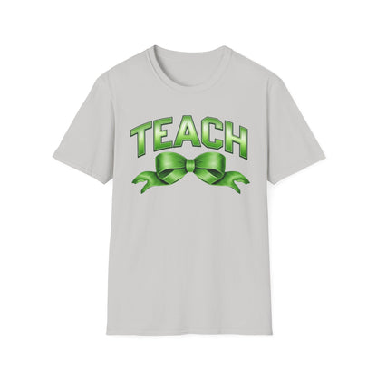 Teach Green Ribbon T-Shirt — Teacher Appreciation Back-to-School Tee