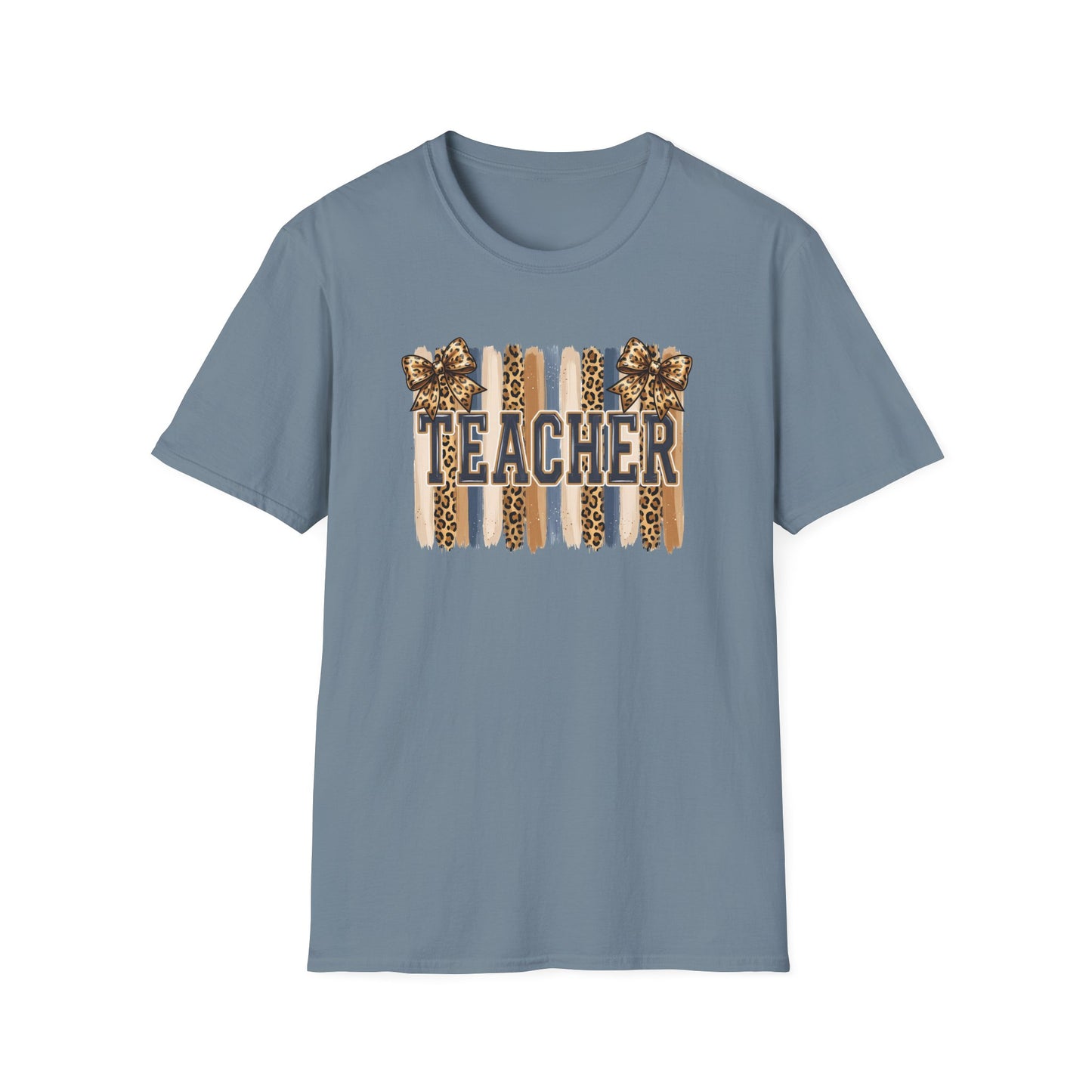 School Spirit Collection - Leopard Stripe T-Shirt