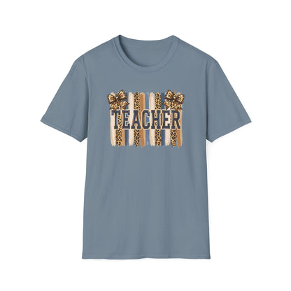 School Spirit Collection - Leopard Stripe T-Shirt