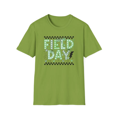 Cute Green Polka Dot School Field Day T-Shirt