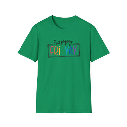 Happy Fri-YAY Teacher Shirt – Casual Classroom Tee