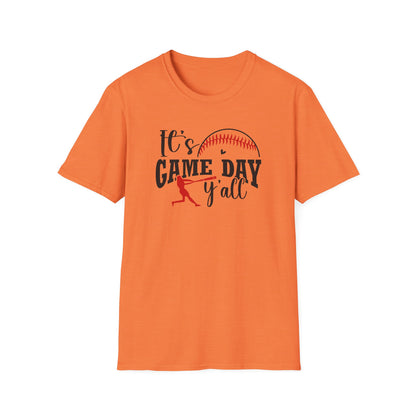 It’s Game Day Y’all Baseball Shirt – Cute Game Day Graphic Tee | Baseball Mom Southern Style Sports Shirt