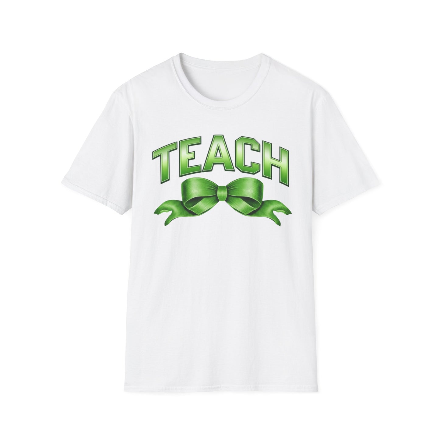 Teach Green Ribbon T-Shirt — Teacher Appreciation Back-to-School Tee