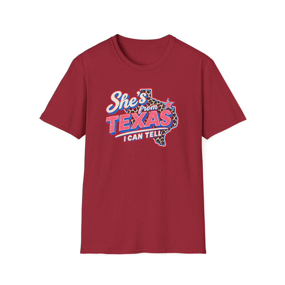 She’s From Texas I Can Tell Shirt | Retro Western Texas Graphic Tee | Southern Cowgirl T-Shirt