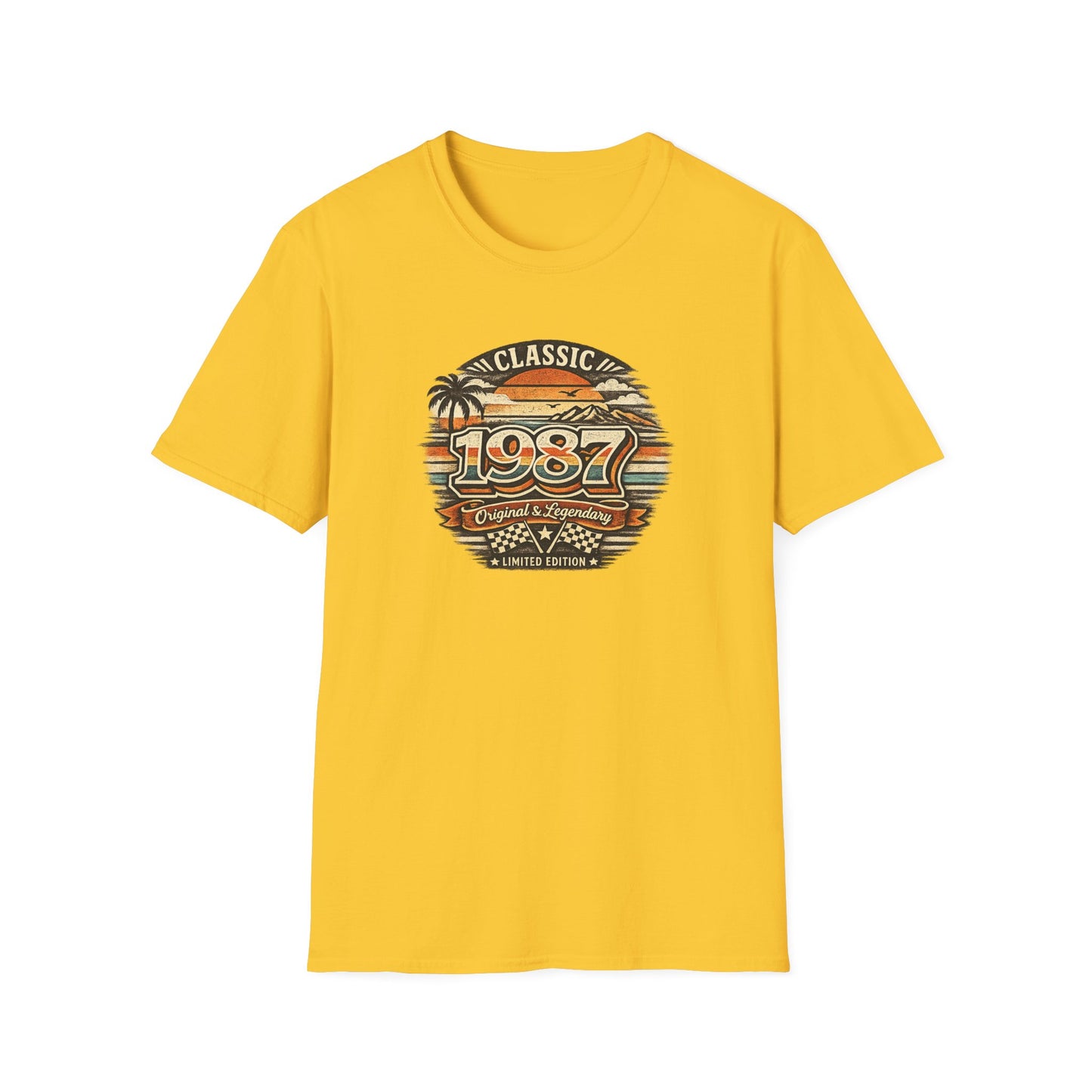 Vintage 1987 Classic Birthday Shirt – Retro Birth Year T-Shirt | Original & Legendary Graphic Tee | 70s 80s Nostalgia Gift | Limited Edition Vintage Style