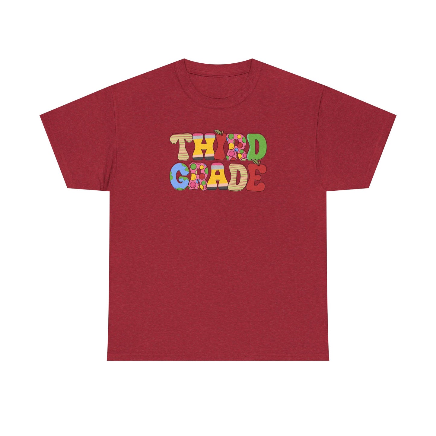 Hello Third Grade T-Shirt - Cute Back-to-School Tee - Teacher Team Tee