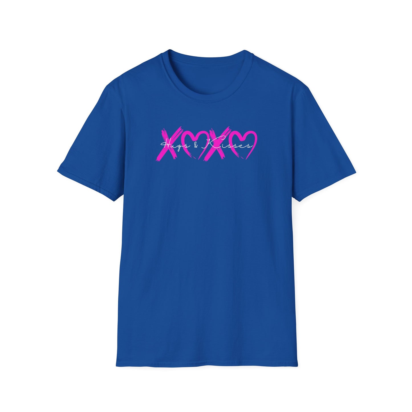 XOXO Hugs & Kisses Valentine Heart Graphic T-Shirt