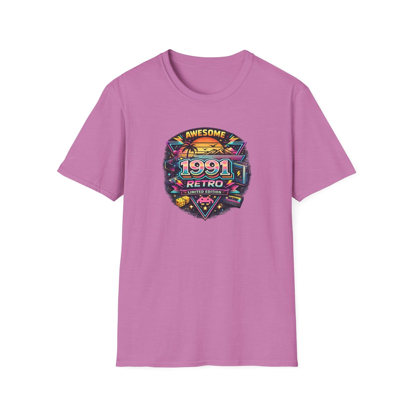 Vintage 1991 Retro Shirt – 90s Nostalgia Graphic Tee | Retro Gamer Aesthetic T-Shirt