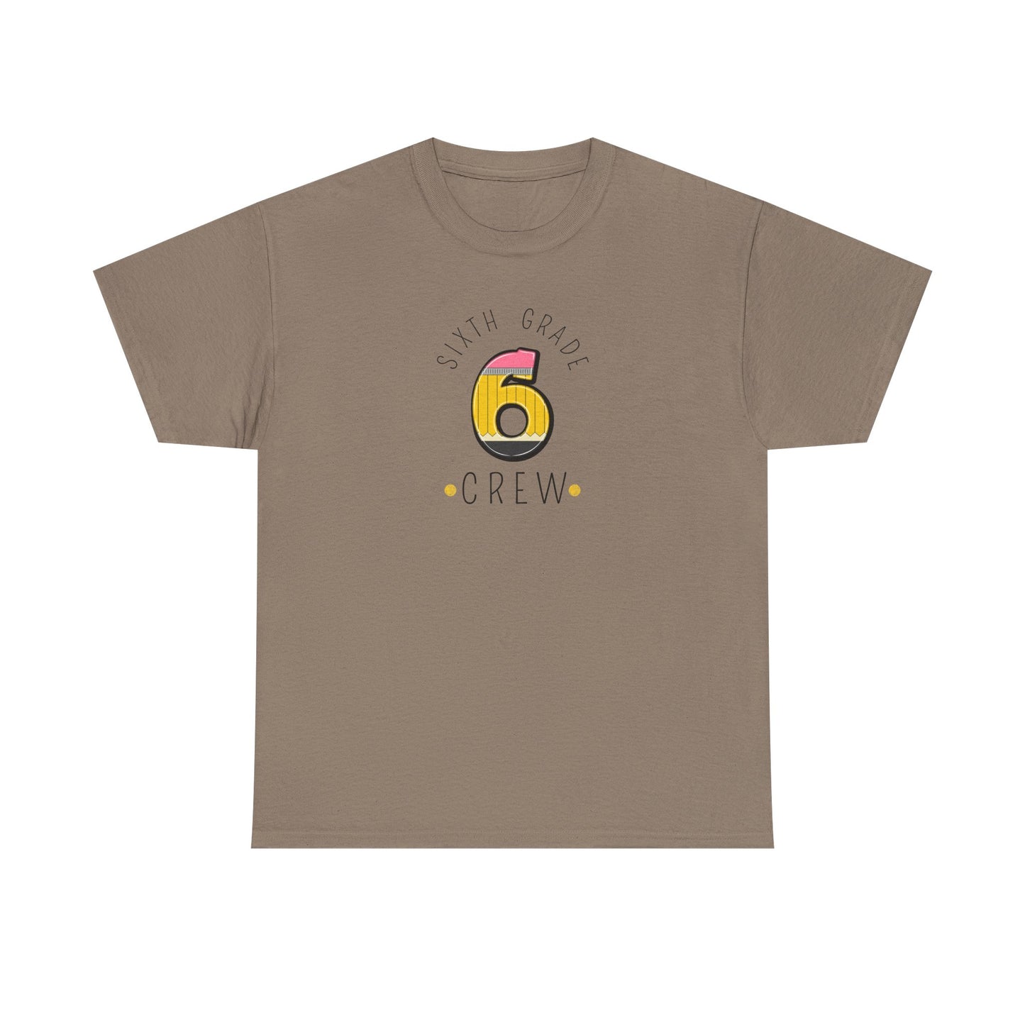 Sixth Grade Teacher T-Shirt - Cute Back-to-School Tee -  Teacher Team Tee