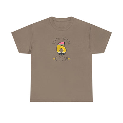 Sixth Grade Teacher T-Shirt - Cute Back-to-School Tee -  Teacher Team Tee
